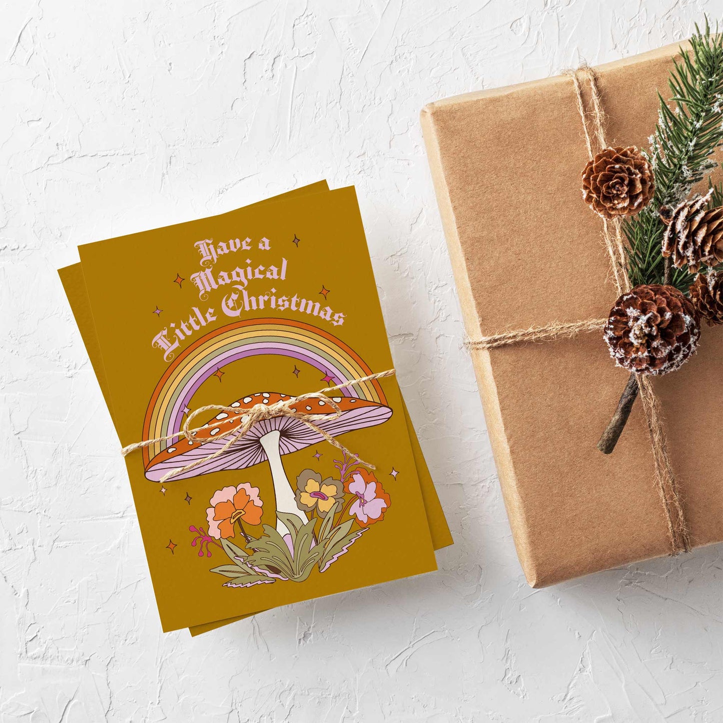Magic Mushroom Christmas Cards, Set of 24
