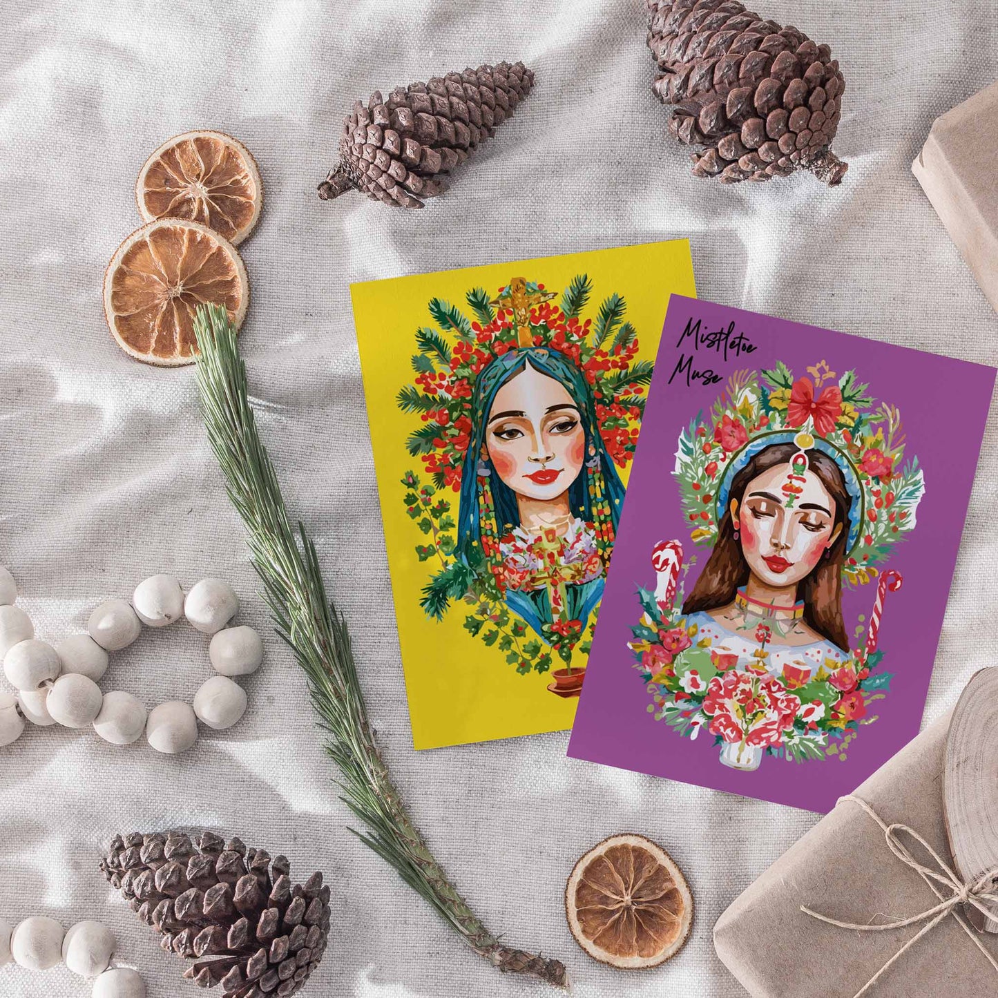 Our Lady of Pretty Christmas Cards, Set of 24
