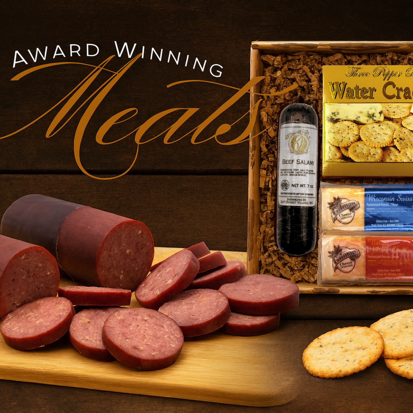 Gourmet Sausage & Cheese Gift Basket