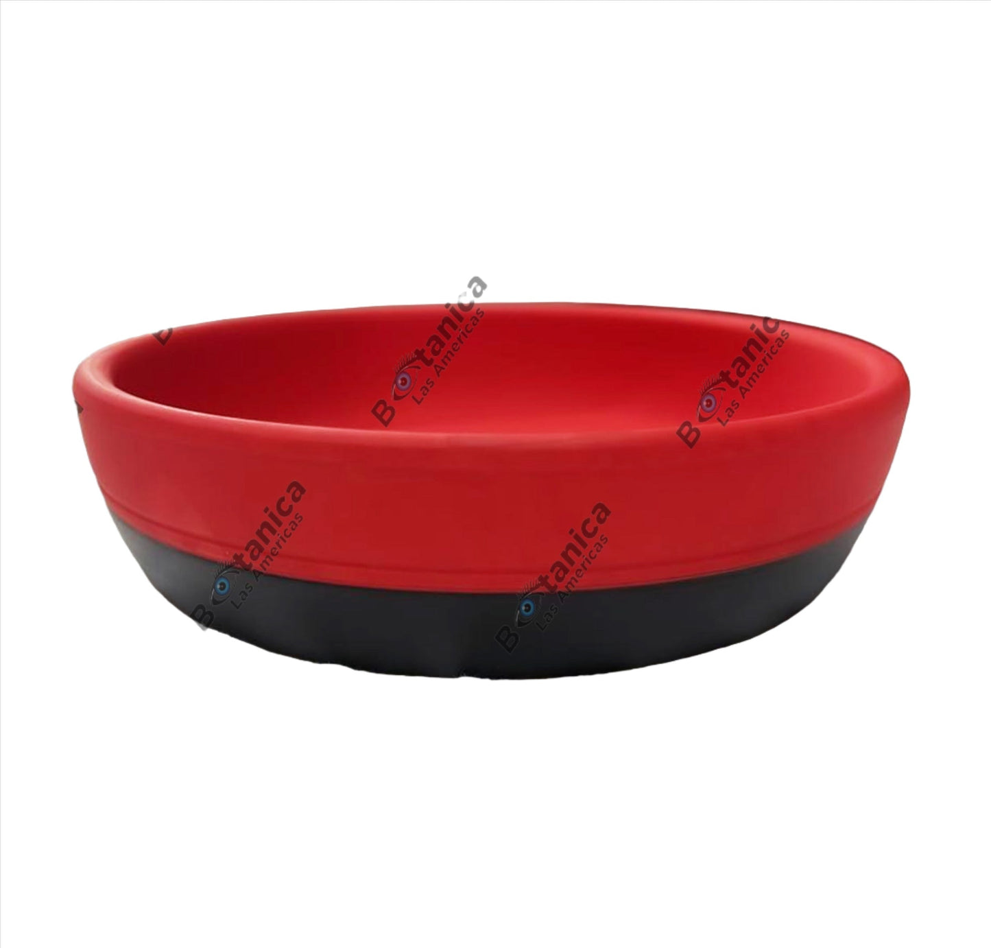 PLATO DE ELEGGUA NEGRO Y ROJO