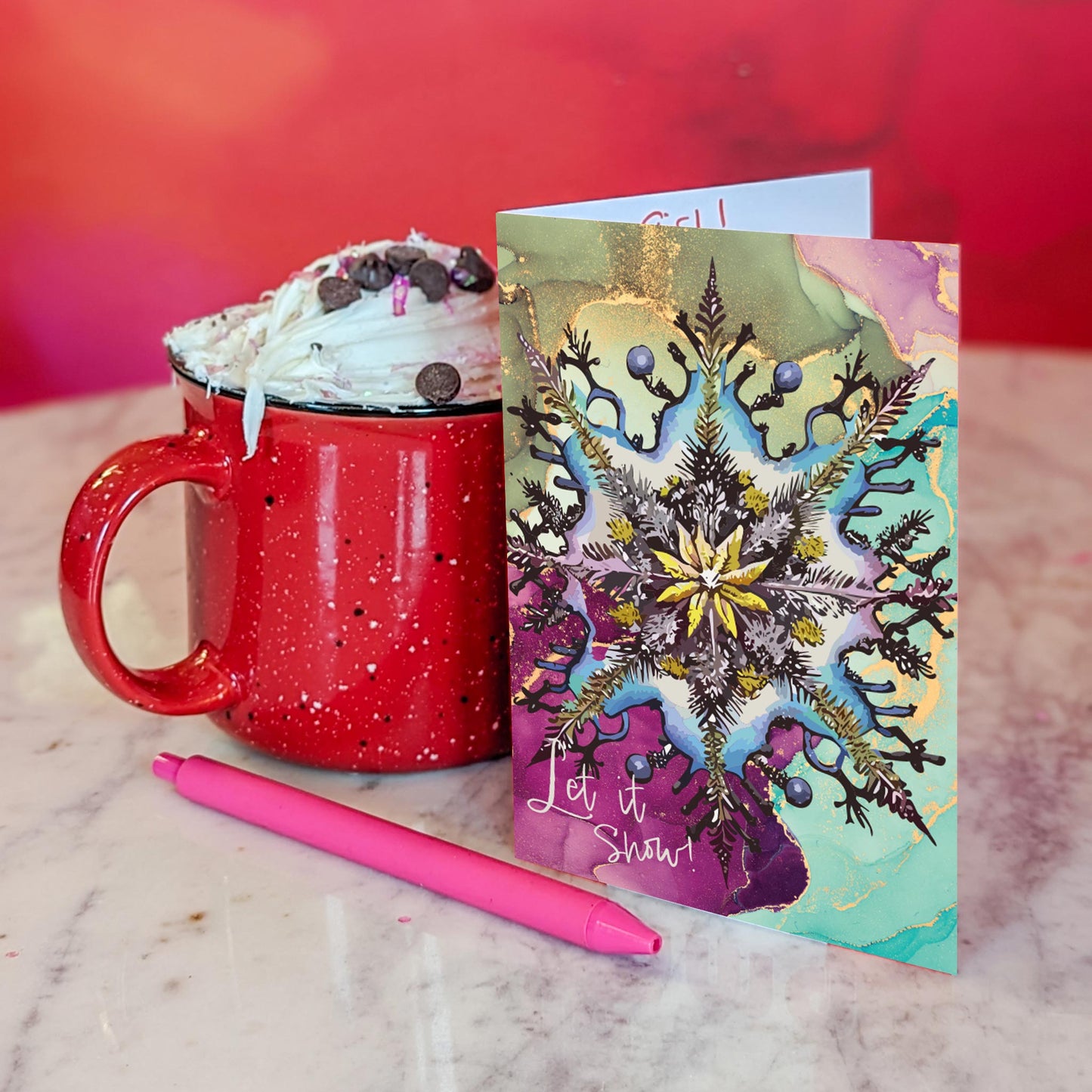 Let It Snow Holiday Cards, Set of 24