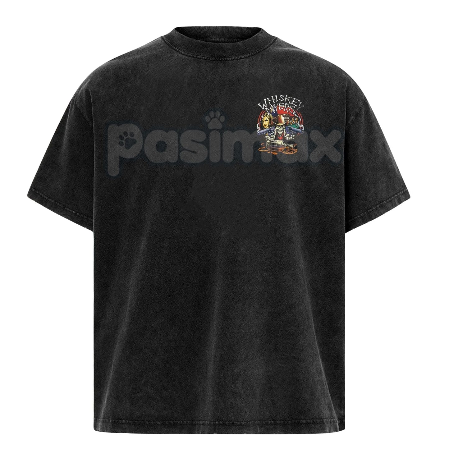Whiskey Myers Skeleton Cowboy T-Shirt – Revolvers Southern Rock Band Tee, Black Vintage Shirt