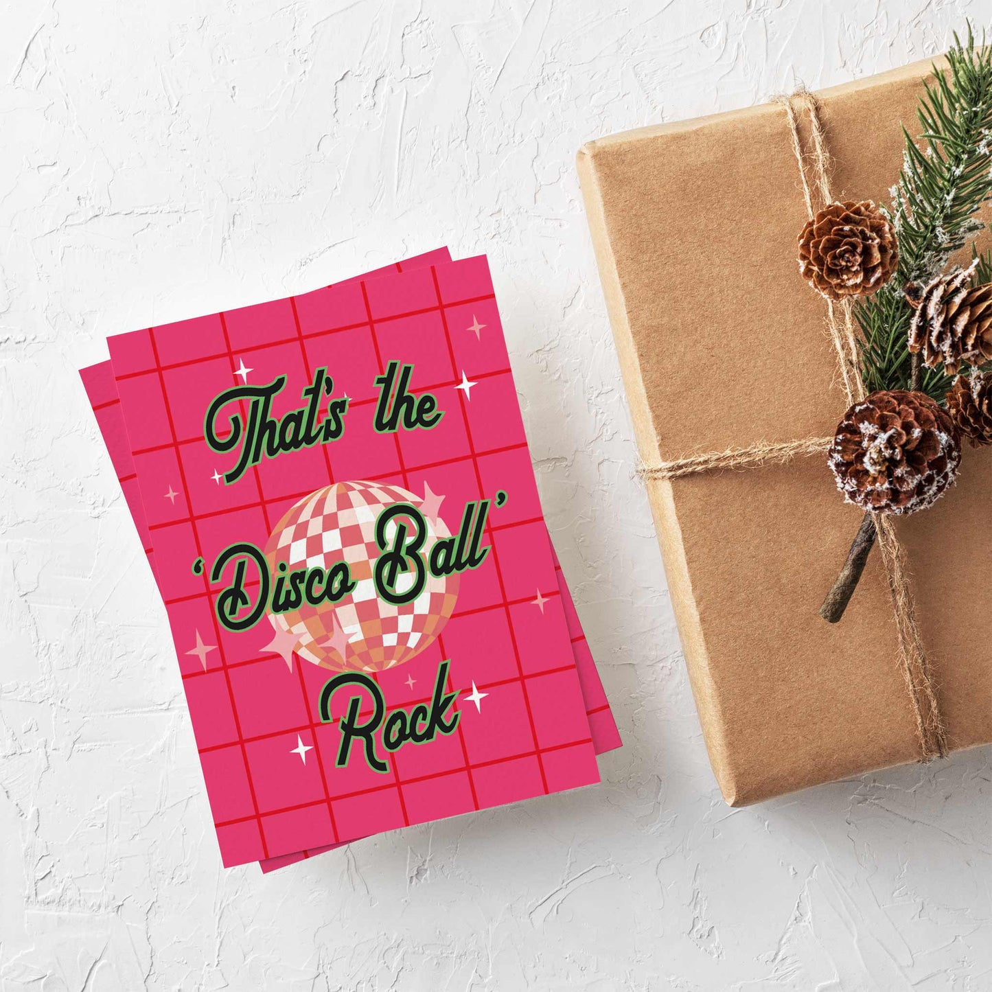 Disco Country Christmas Greeting Cards, Set of 24