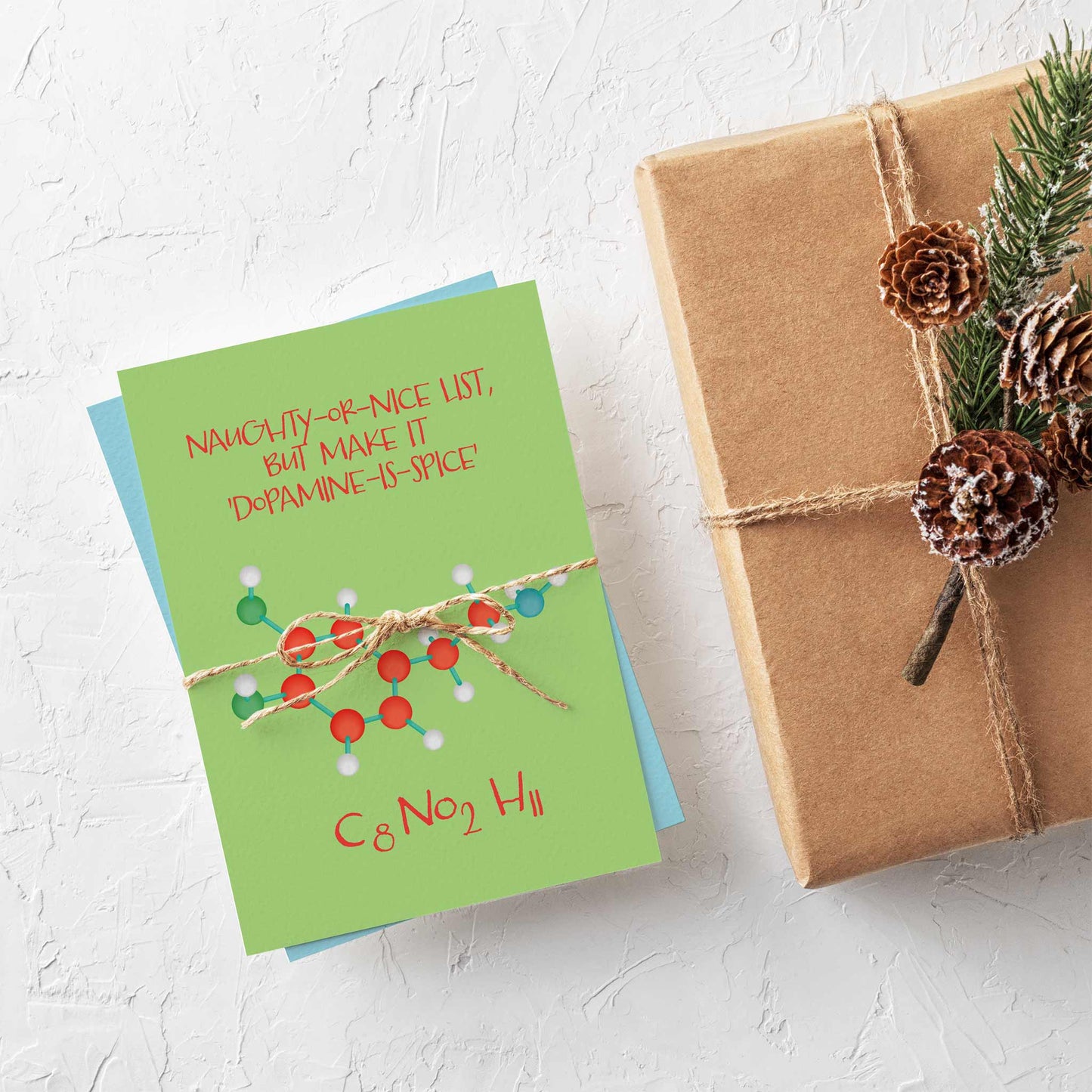 Chemistry Holiday Greeting Cards, Set of 24