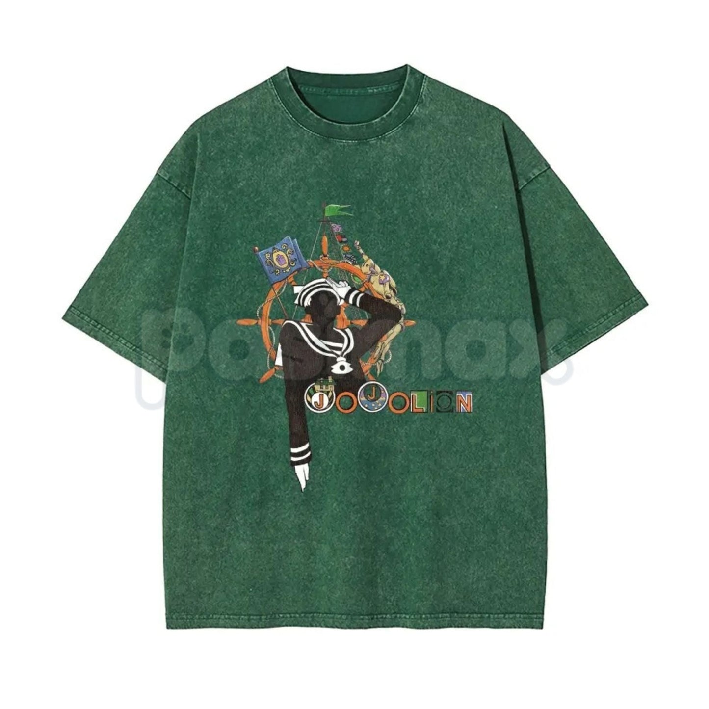 Josuke Higashikata Jojolion Tee – JoJo's Bizarre Adventure Part 8 Retro Wash Cotton Unisex Graphic Shirt