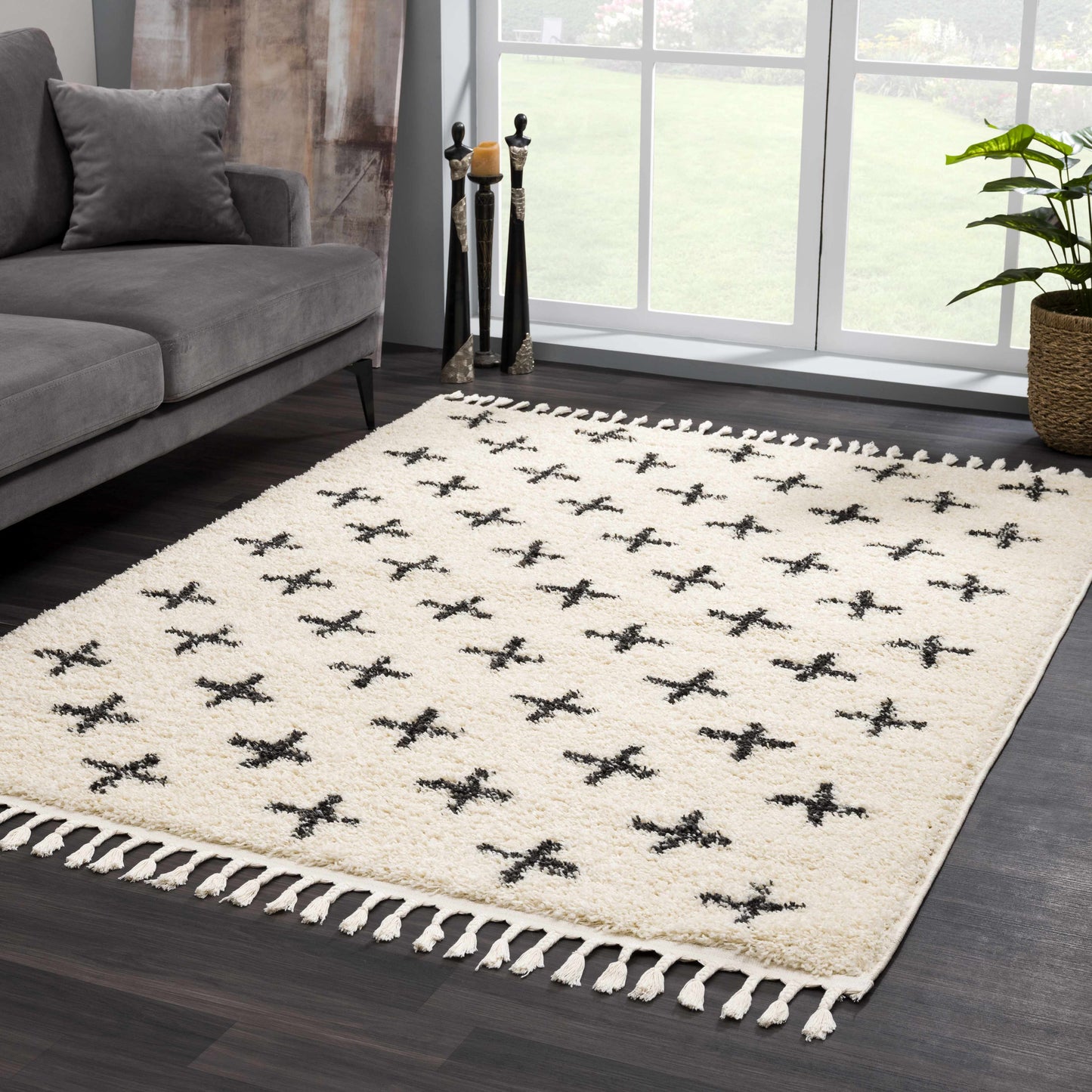 Alstead Shag Area Rug-2