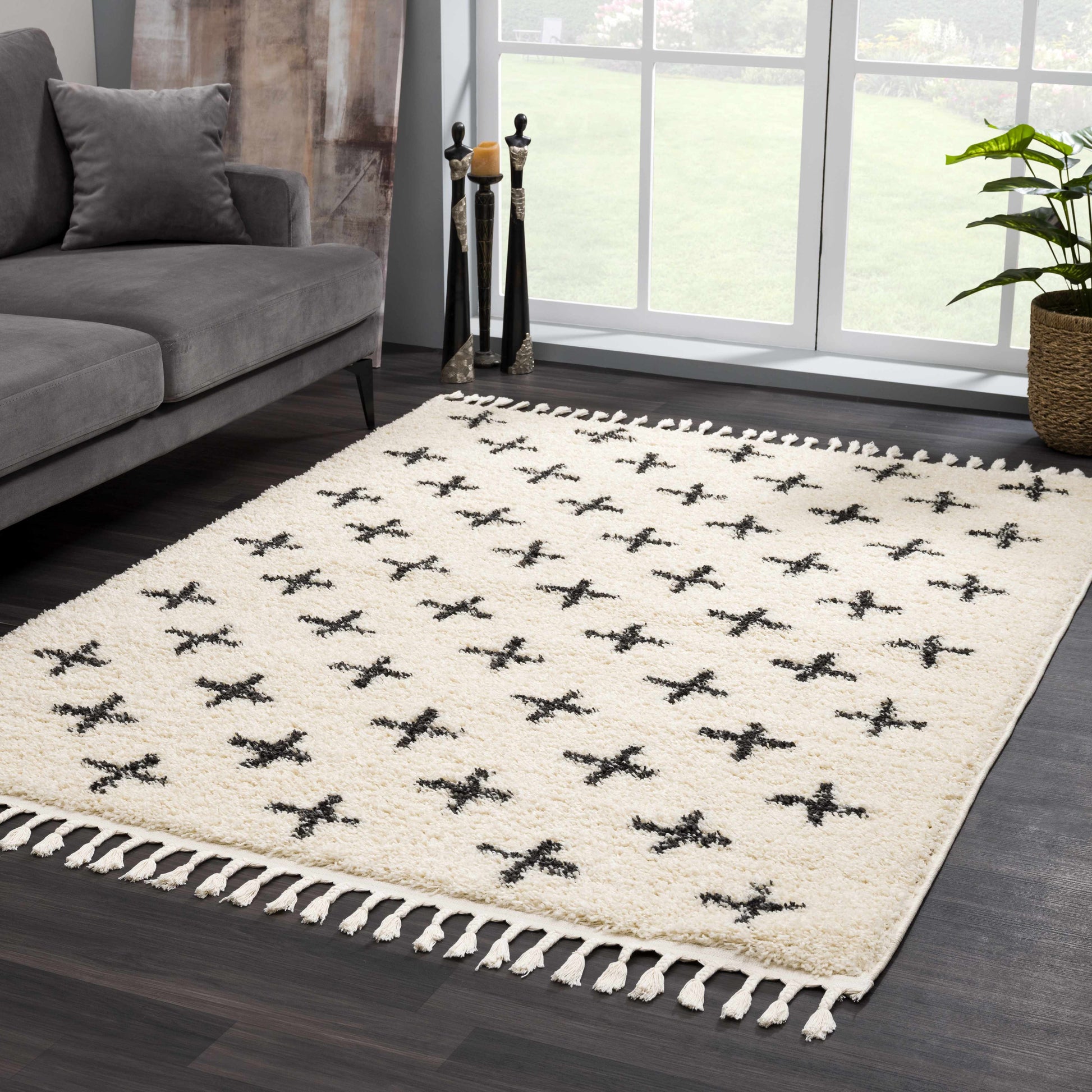 Alstead Shag Area Rug-2