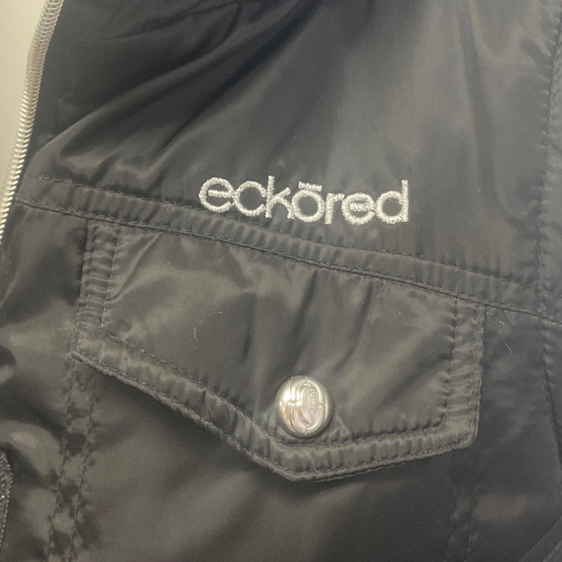 Eckored Womens XL Nylon Polyester Sleeveless Full Zip Lined Vest w Pockets