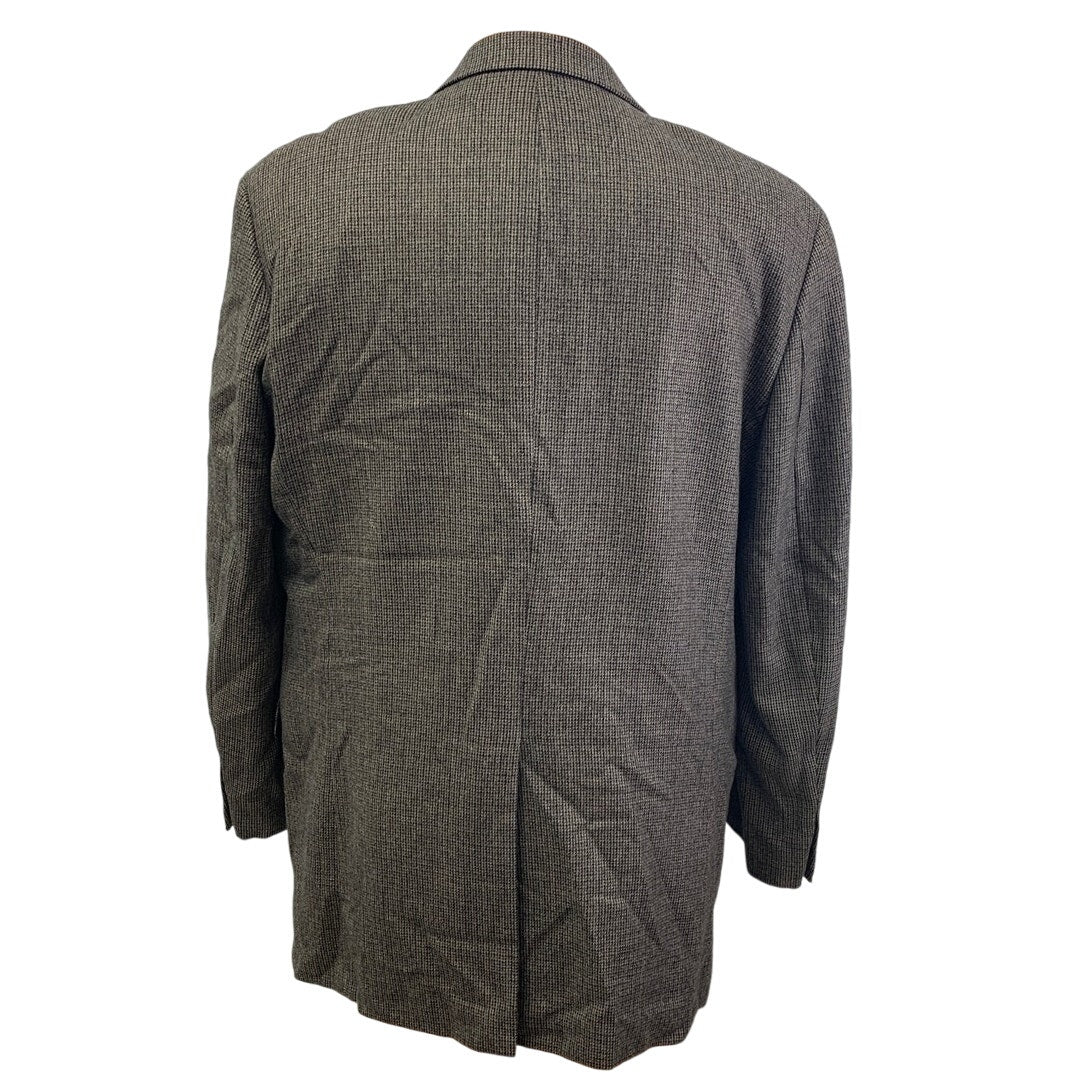 Chaps Mens 44L 44 Long 100% Lambswool Long Sleeve 2-Button Sportscoat Blazer