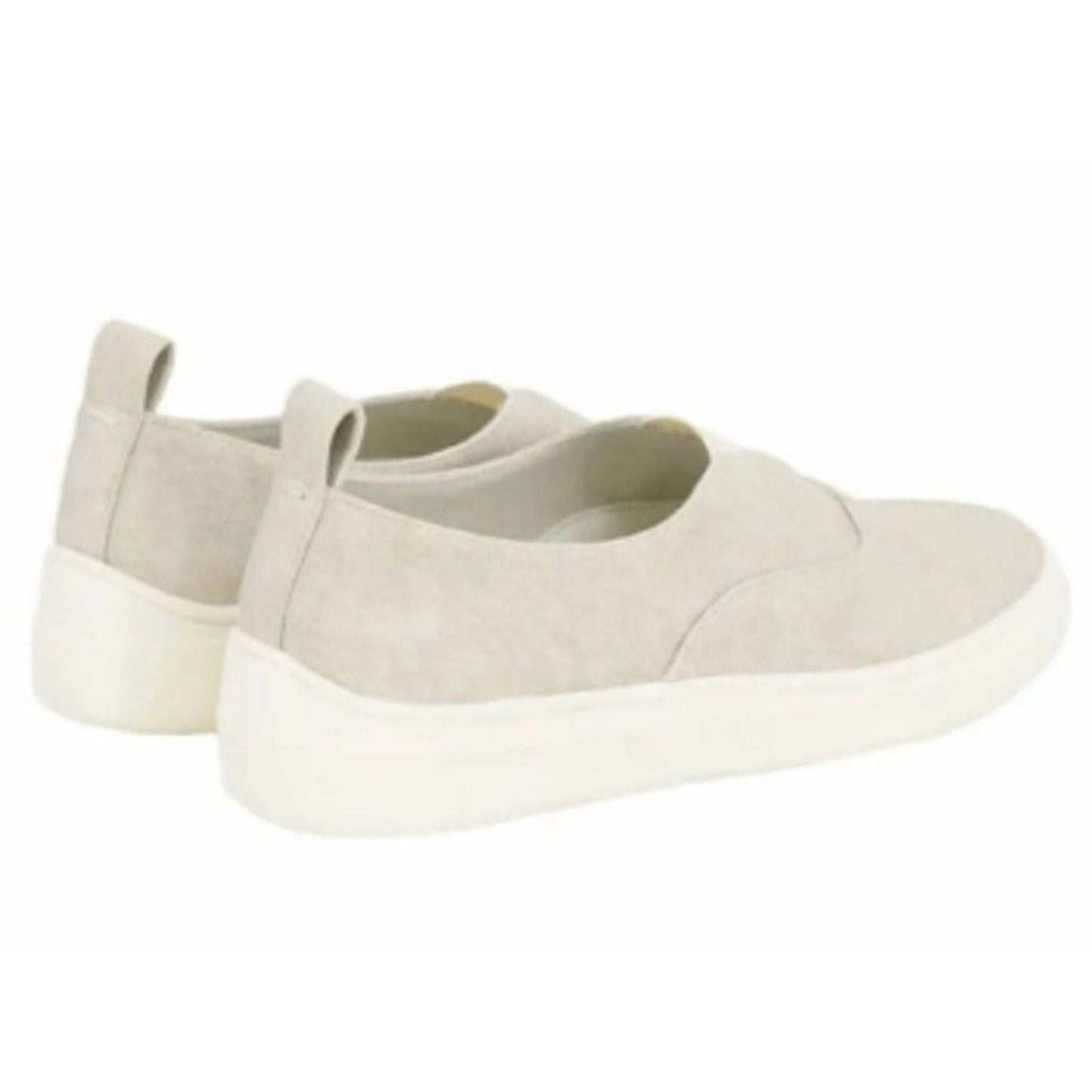 Kensie Womens Size 6 Beige Salia Slip On Flexible Comfort Sneaker Shoes