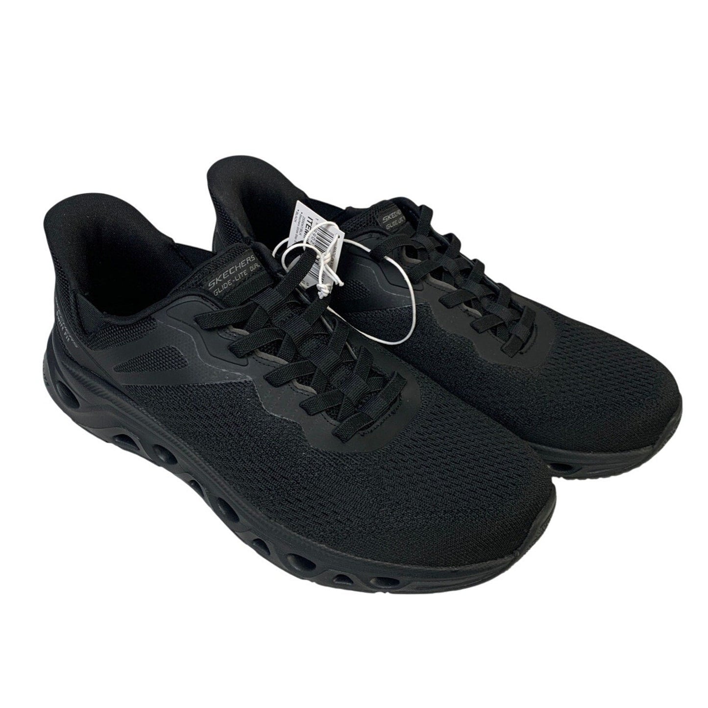 Skechers Mens Size 12 Black Mesh Hands Free Swift Fit Athletic Sneaker Shoes