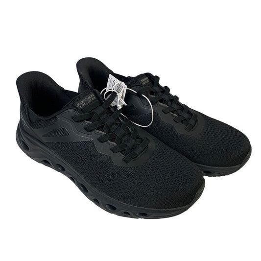 Skechers Mens Size 12 Black Mesh Hands Free Swift Fit Athletic Sneaker Shoes