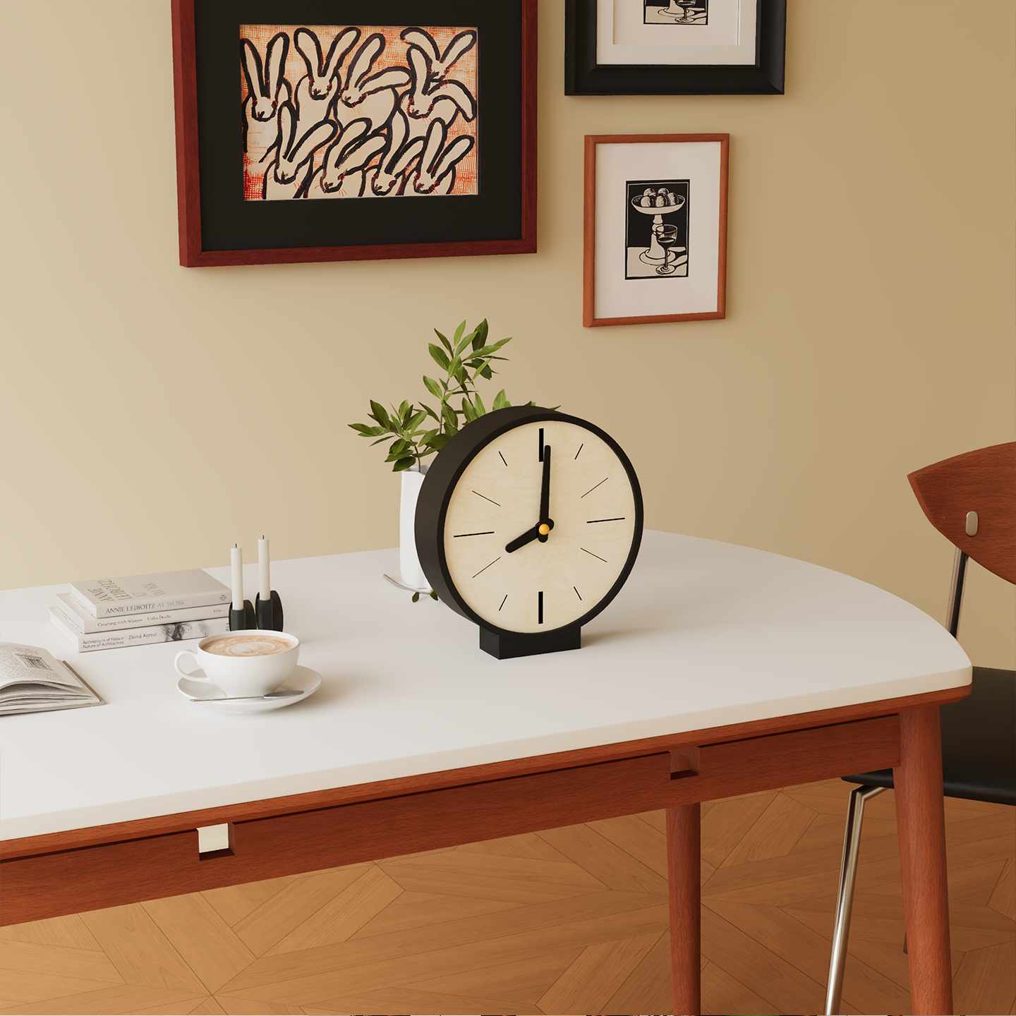 Classic Corner View Clock-2