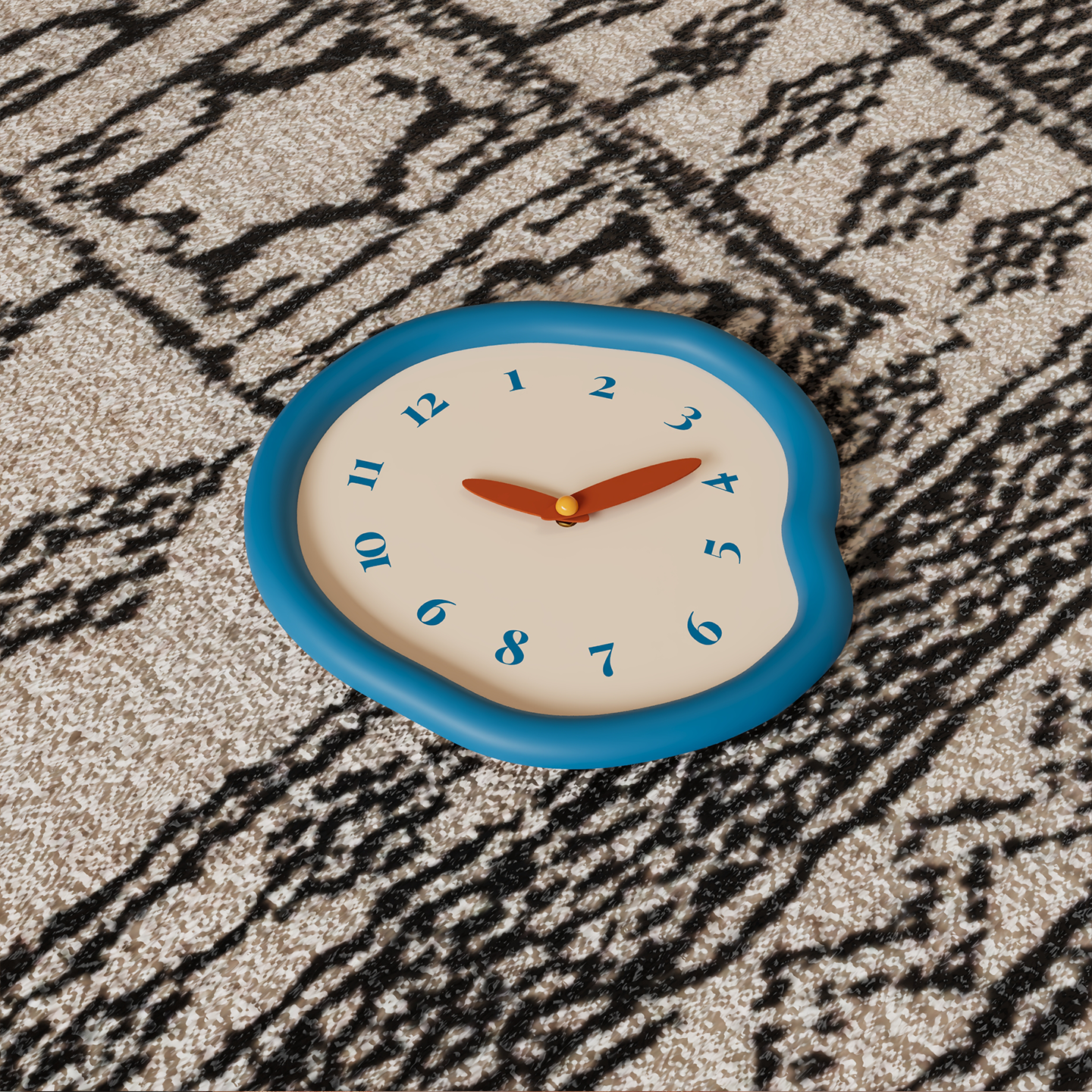 Asymmetrical Drip Clock-4
