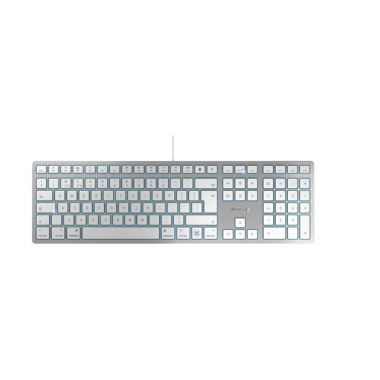 CHERRY KC 6000C FOR MAC klávesnica Univerzálne USB QWERTY Nordická Strieborná (JK-1620PN-1)-0