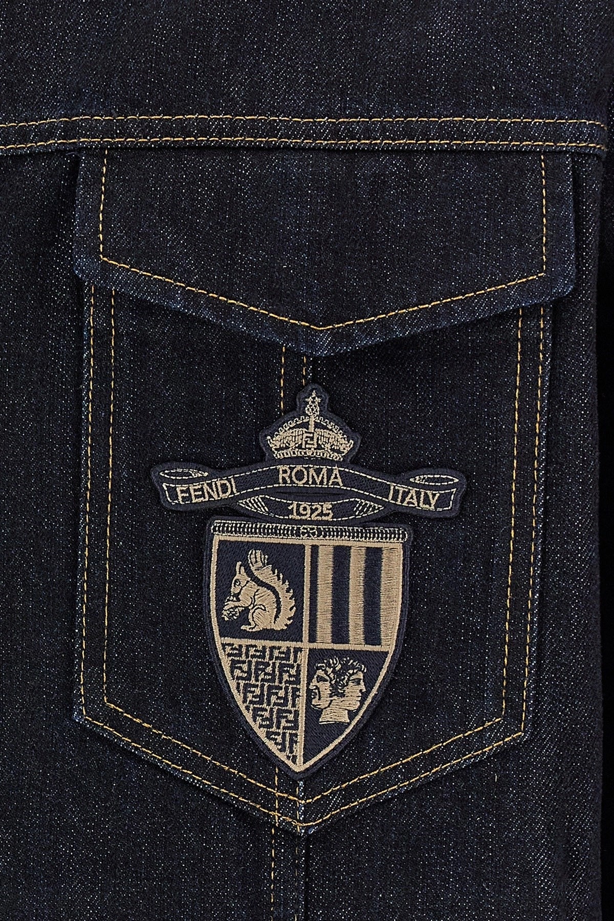 Fendi Men Fendi Crest Jacket