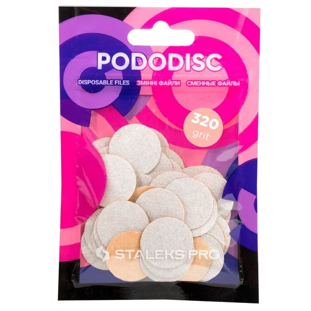 Staleks - Refill Pads for Pedicure Disk PRO M (50pcs) PDF-20-4