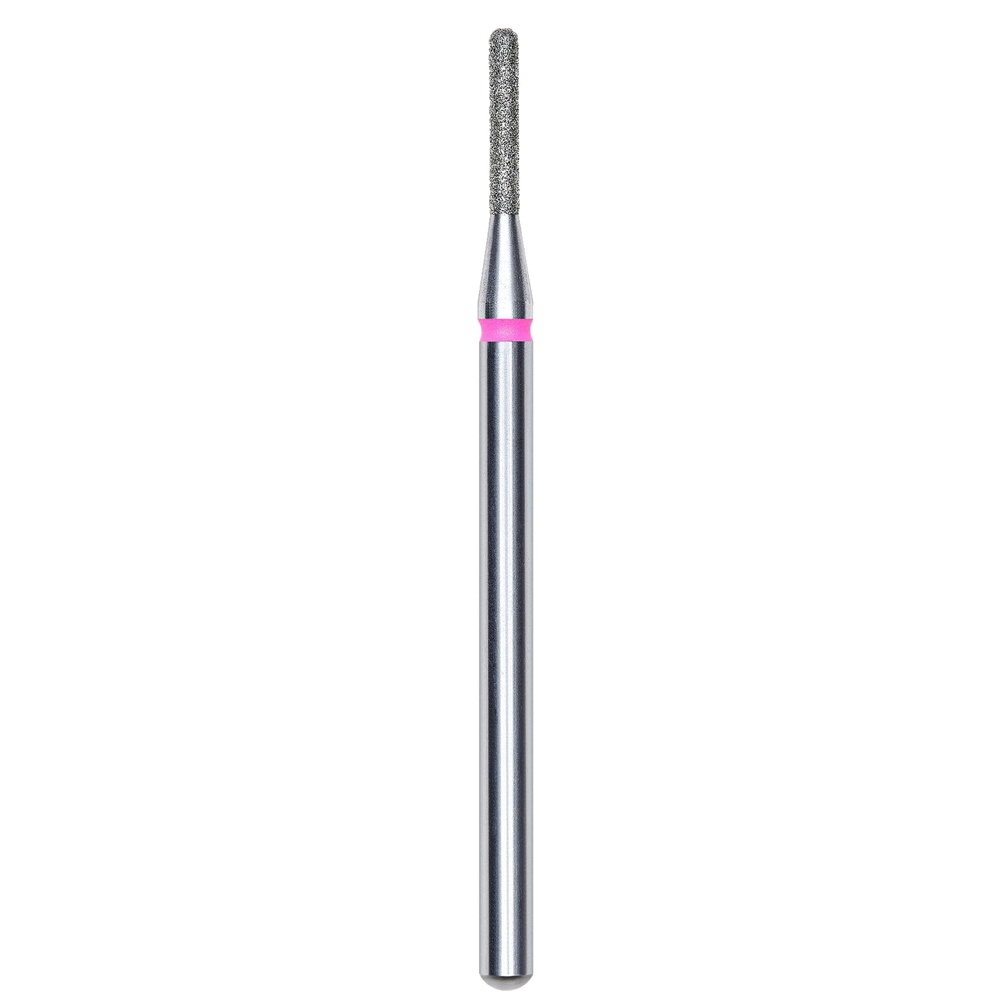 DIAMOND NAIL DRILL BIT, ROUNDED "CYLINDER", RED, HEAD DIAMETER 1.4/8MM (FA30R014/8) - STALEKS™-0