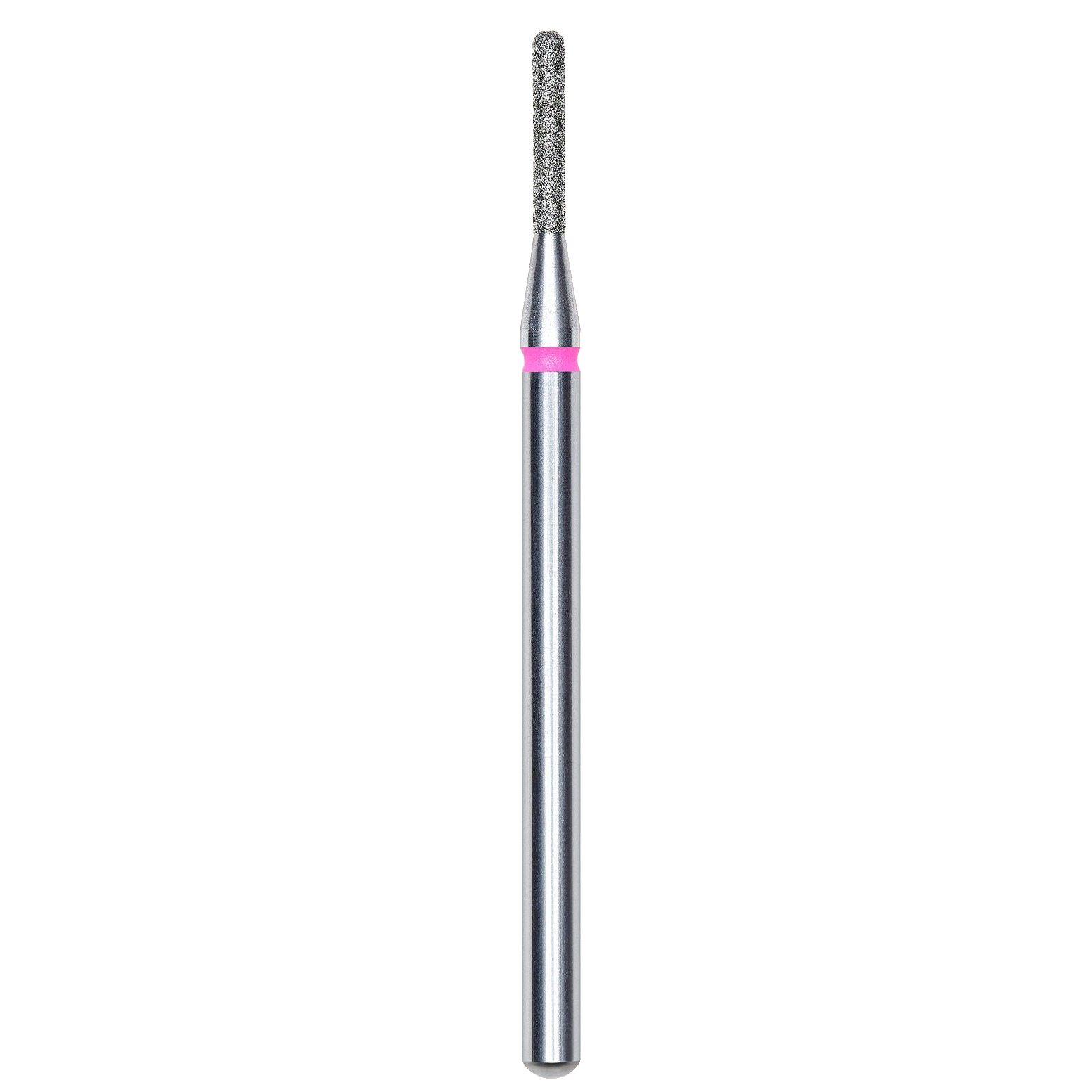 DIAMOND NAIL DRILL BIT, ROUNDED "CYLINDER", RED, HEAD DIAMETER 1.4/8MM (FA30R014/8) - STALEKS™-0
