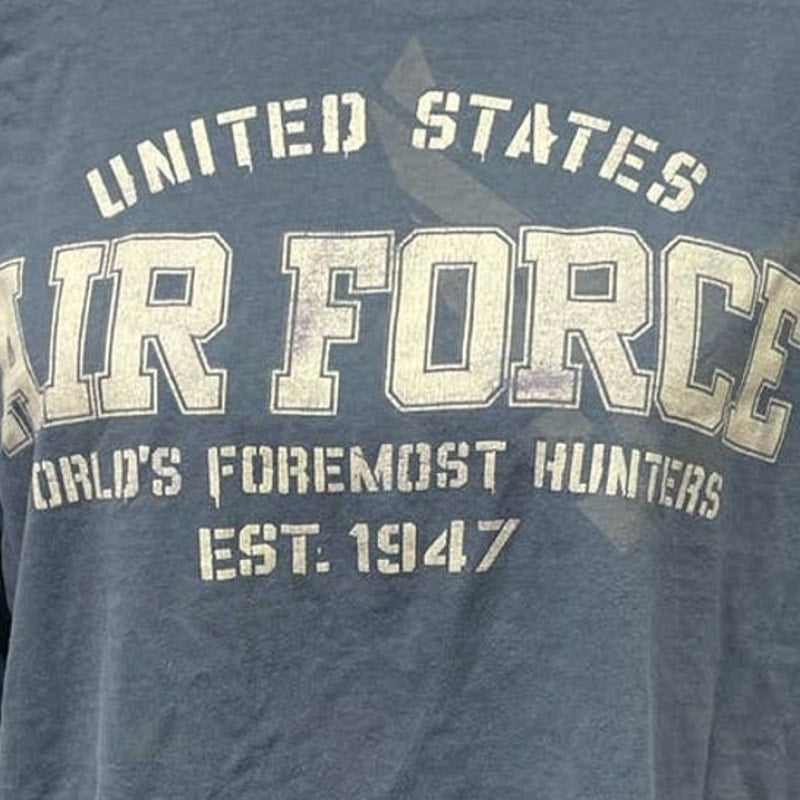 Cabela's Mens Large United States Air Force 100% Cotton Long Sleeve Tee Shirt