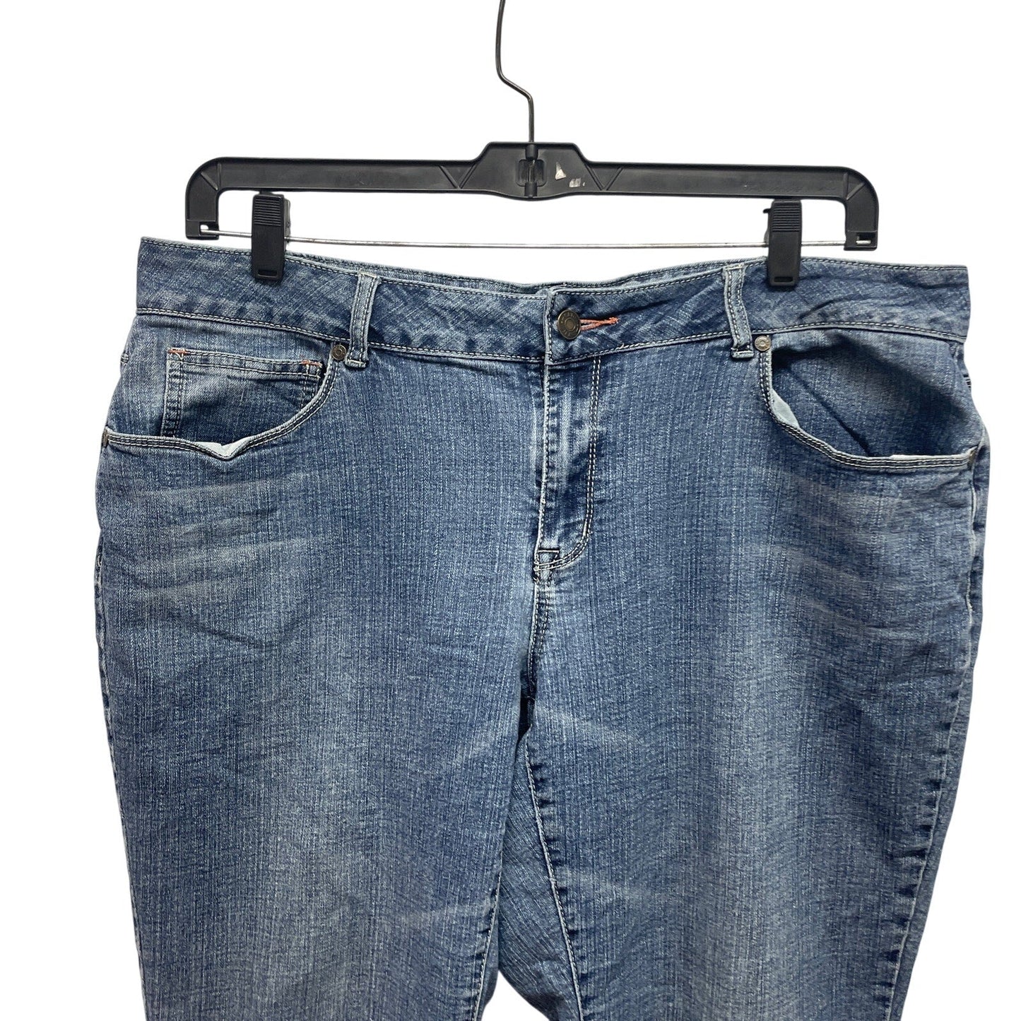 CATO Premium Womens Size 18WP Straight Leg Stretch Cotton Denim Blue Jeans