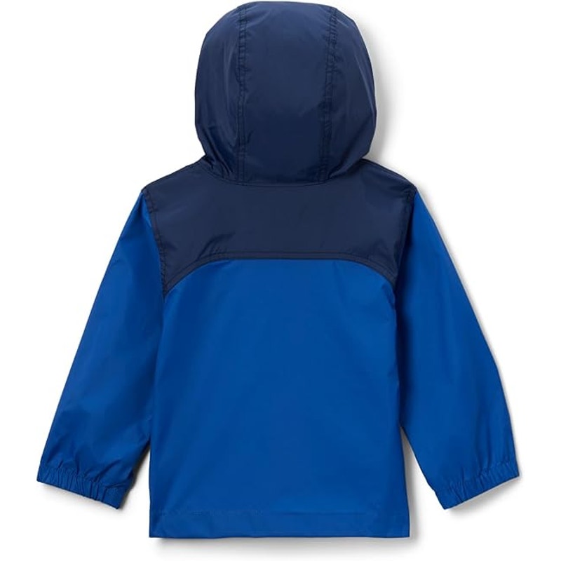 Columbia Boys Medium Long Sleeve Blue Hooded Full Zip Glennaker Rain Jacket