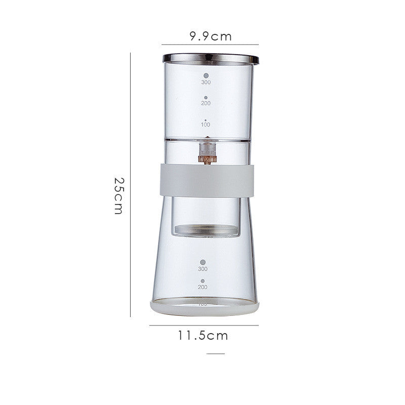 Glass Coffee Pot Mocha Cold Brew Cafetera Filter Coffee Pot Tea Infuser-9