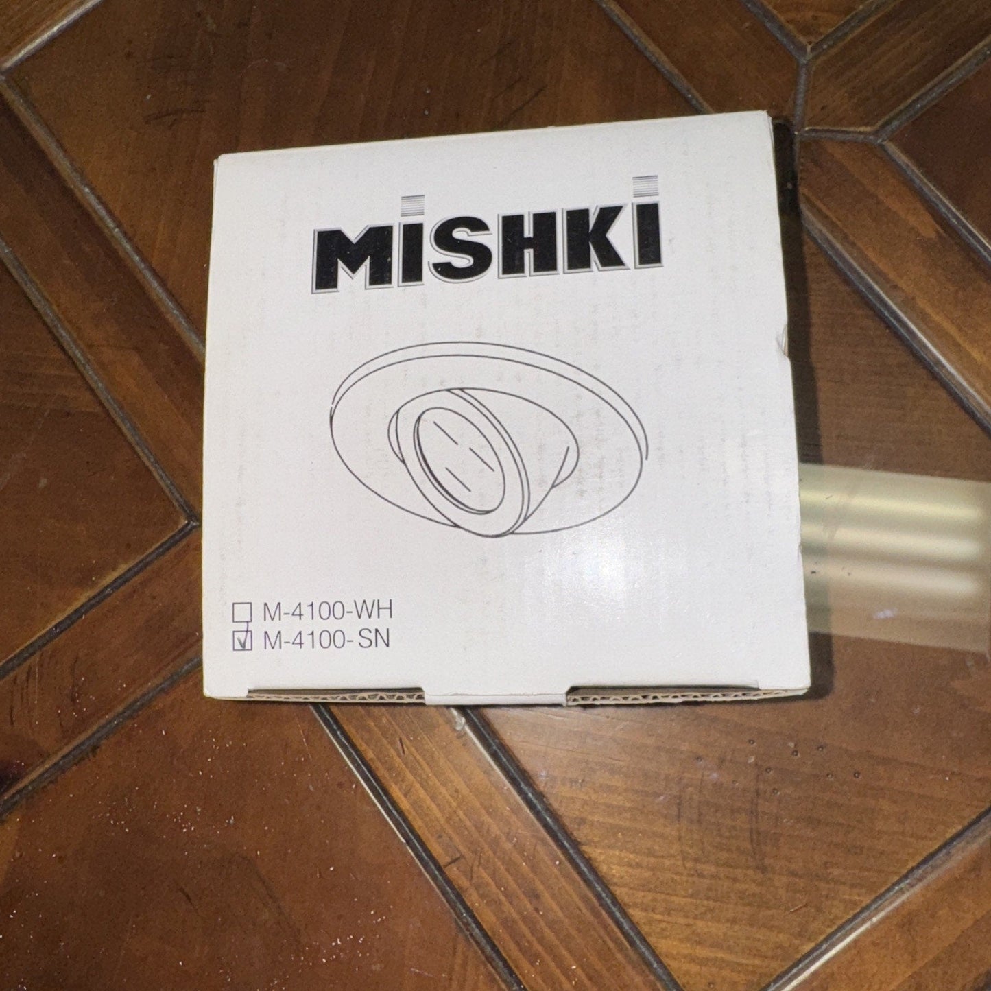 MISHKI M-4100-SN Recessed Lighting Trim Satin Nickel Adjustable Gimbal Spotlight