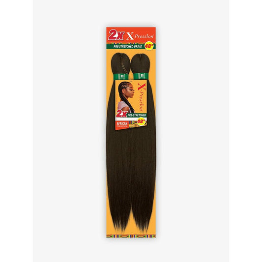 2X-pression Pre-stretched Braiding Hair 48"