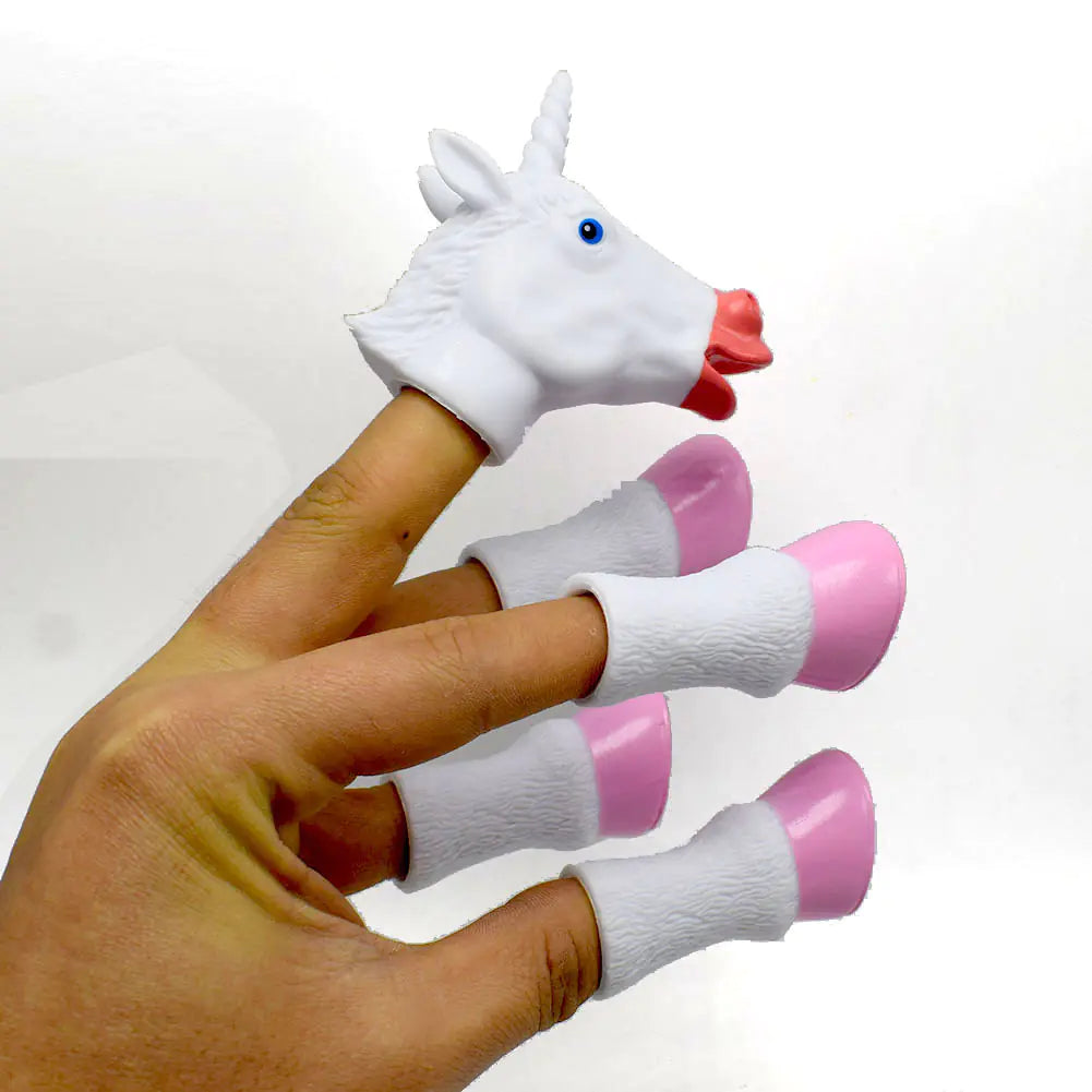 Finger Puppet Set: Unicorn and Pegasus