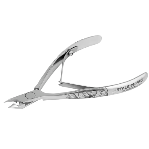 STALEKS Pro Exclusive 20 Professional Cuticle Nippers 5 mm Magnolia Nx-20-5m-1
