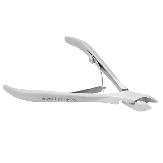 STALEKS Pro Smart 10 Cuticle Nippers Full Jaw 0.27 Inch 7 mm Ns-10-7-1