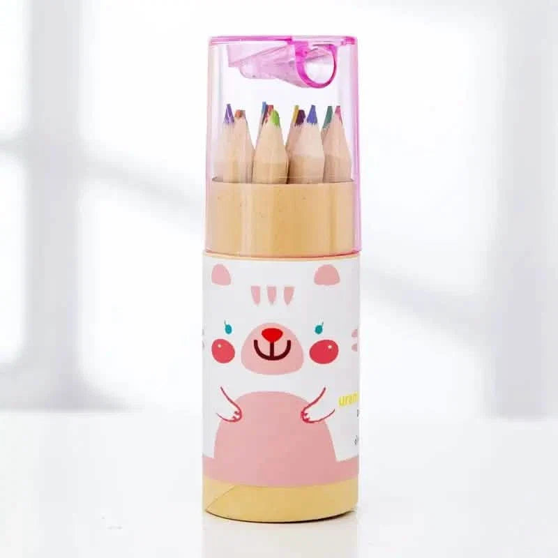 3-Pack: 12-Color Cute Pencils Creative Stationery Cute Bear