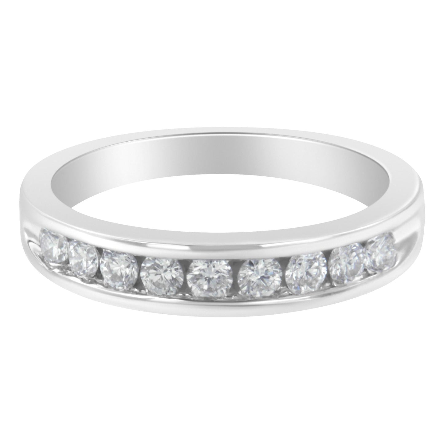 18K White Gold Round-Cut Diamond Ring (1/2 cttw, H-I Color, SI2-I1 Clarity)-3