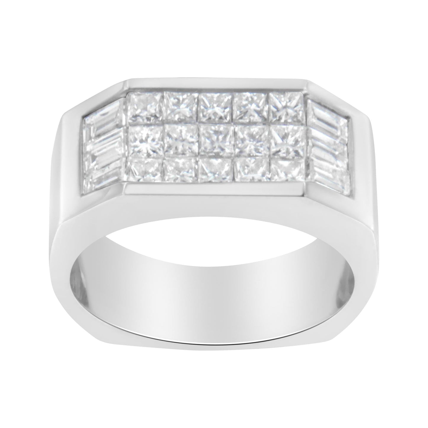 14KT White Gold Diamond Ring (1 3/4 cttw, G-H Color, VS2-SI1 Clarity)-3