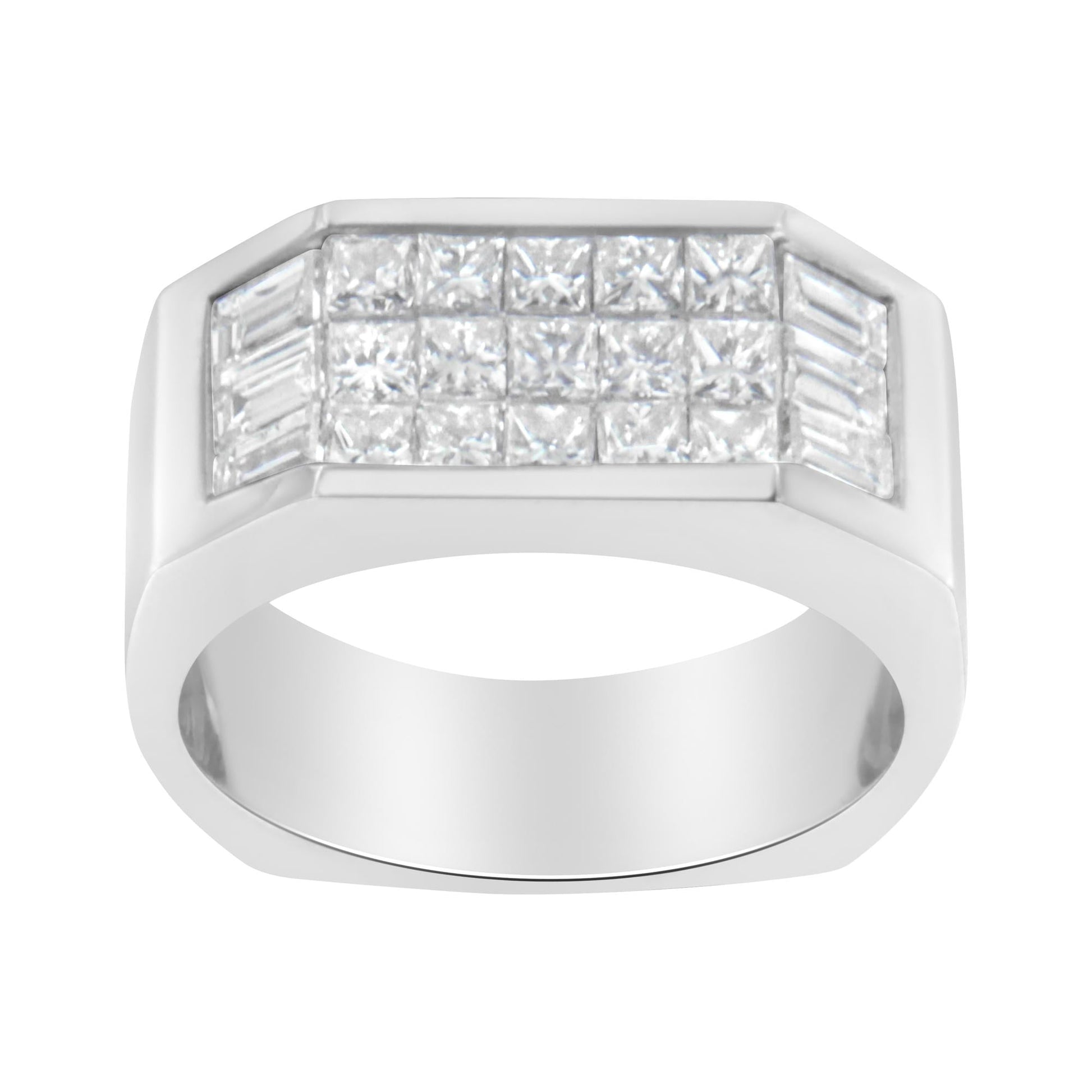 14KT White Gold Diamond Ring (1 3/4 cttw, G-H Color, VS2-SI1 Clarity)-3