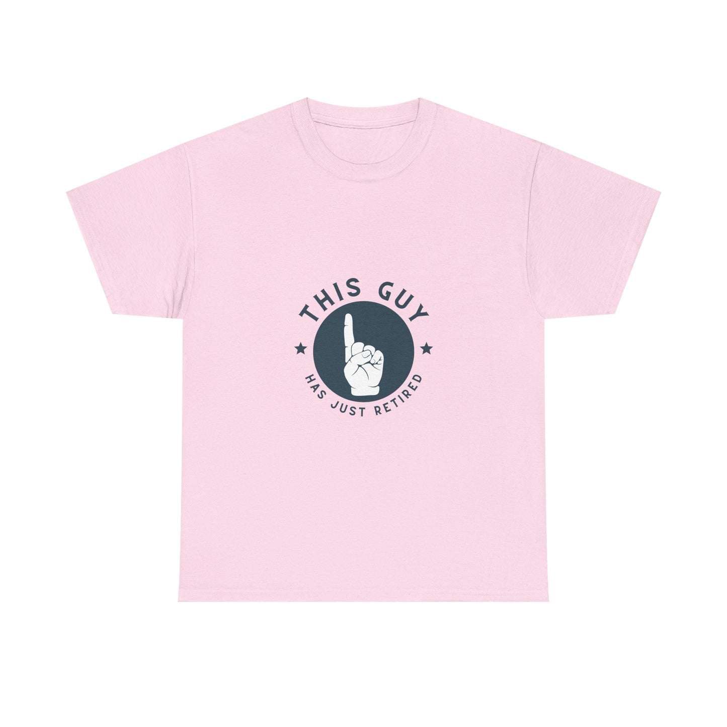 This Guy Has Just Retired Retirement Celebration Unisex Heavy Cotton Tee | Funny Gift for Retirees, Casual Wear, Retirement Party, Humor Shirt, Comfy Gift Idea