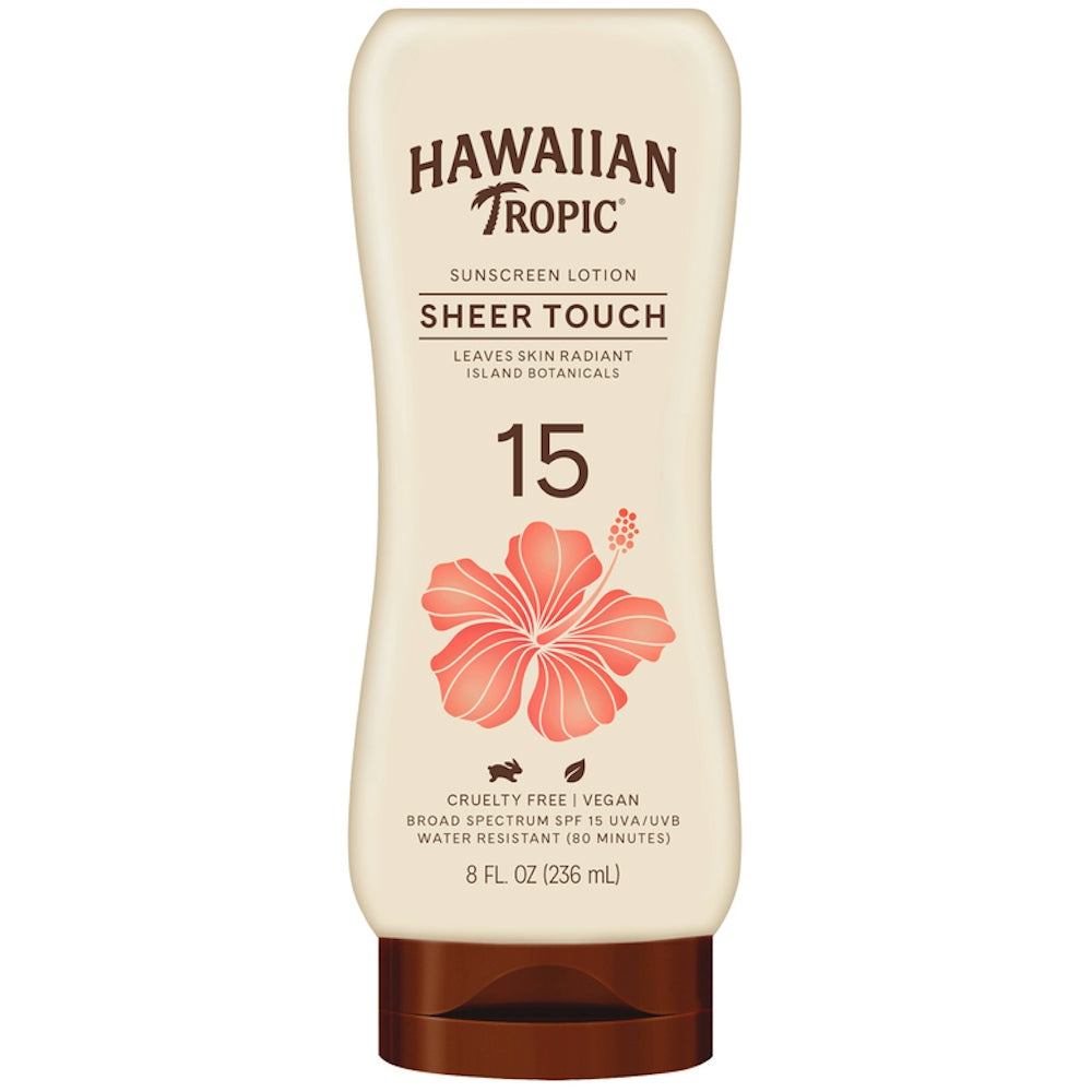 Hawaiian Tropic Sheer Touch Sunscreen Broad Spectrum SPF 15 - 8 oz