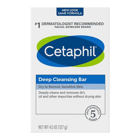 Cetaphil Deep Cleansing Face and Body Bar (4.5 oz)