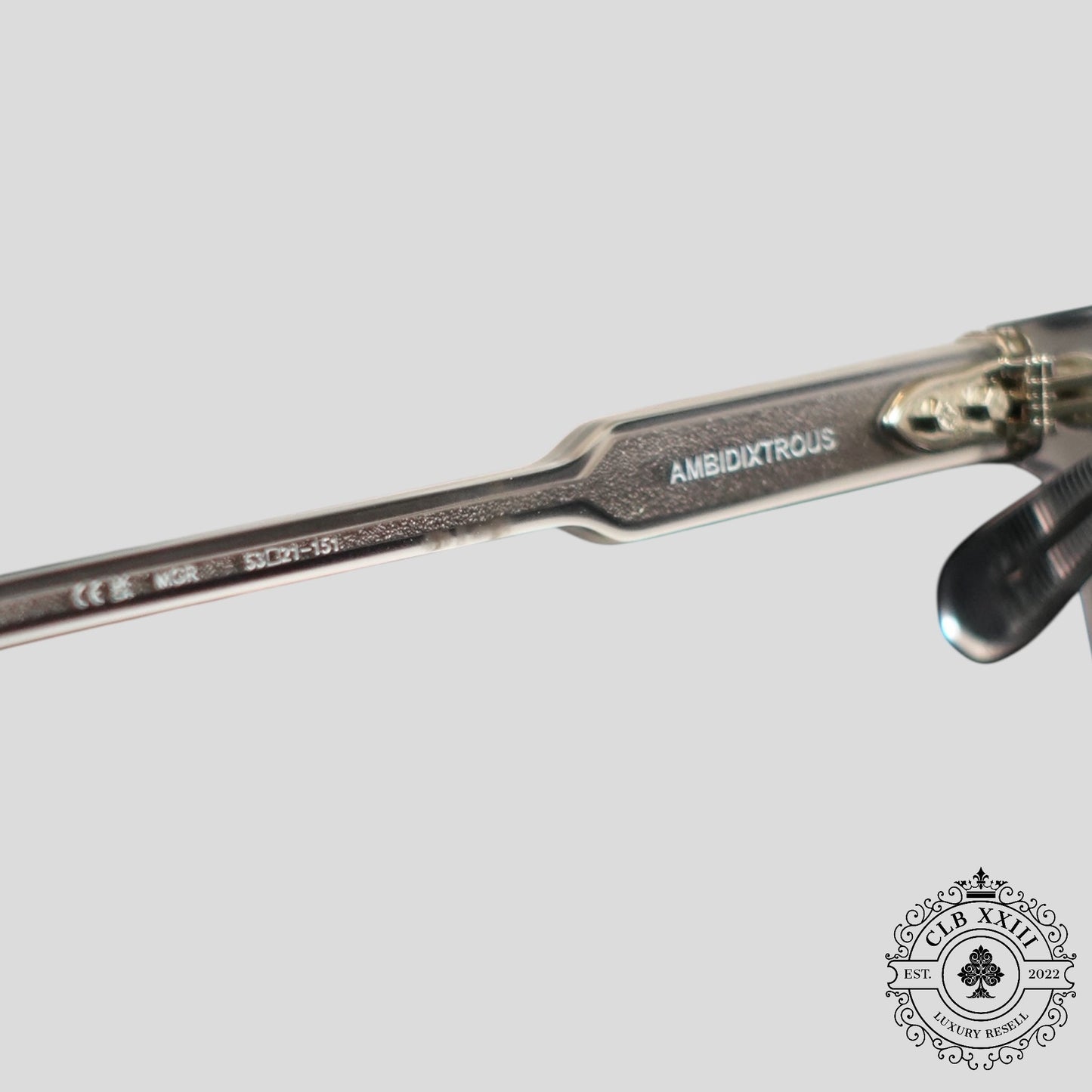 Chrome Hearts Ambidixtrous Glasses in Matte Grey