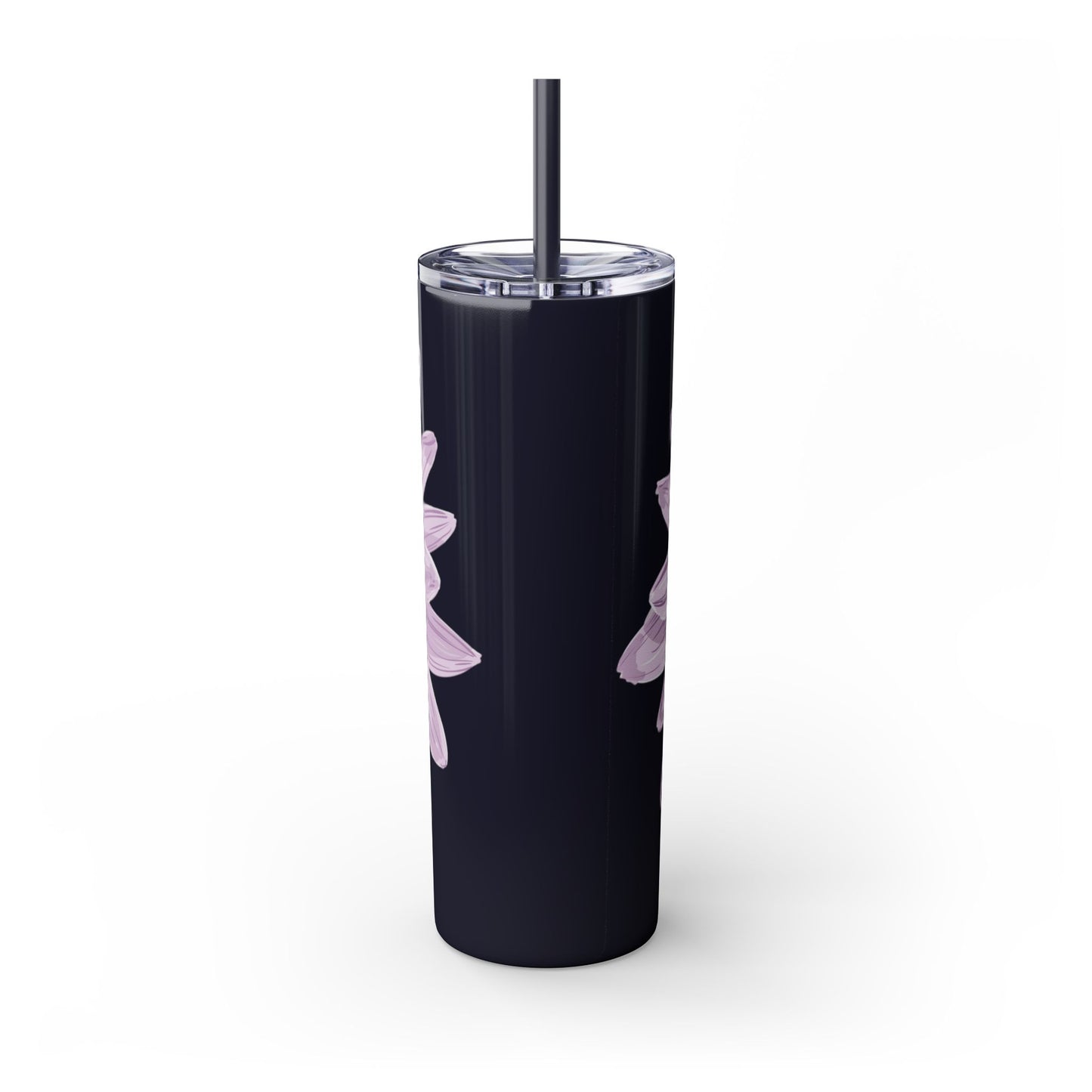 Floral Skinny Tumbler, 20oz - Stylish Drinkware for Home, Office, Gifts, Party Favors, Spring Decor