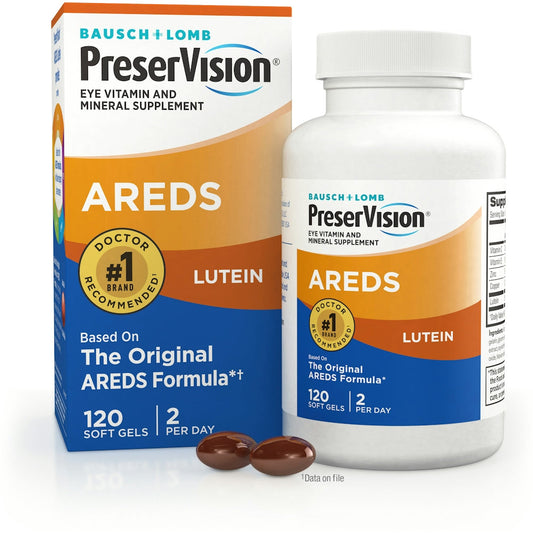 PreserVision Eye Vitamin & Mineral Supplement, AREDS Formula, Lutein, Soft Gels