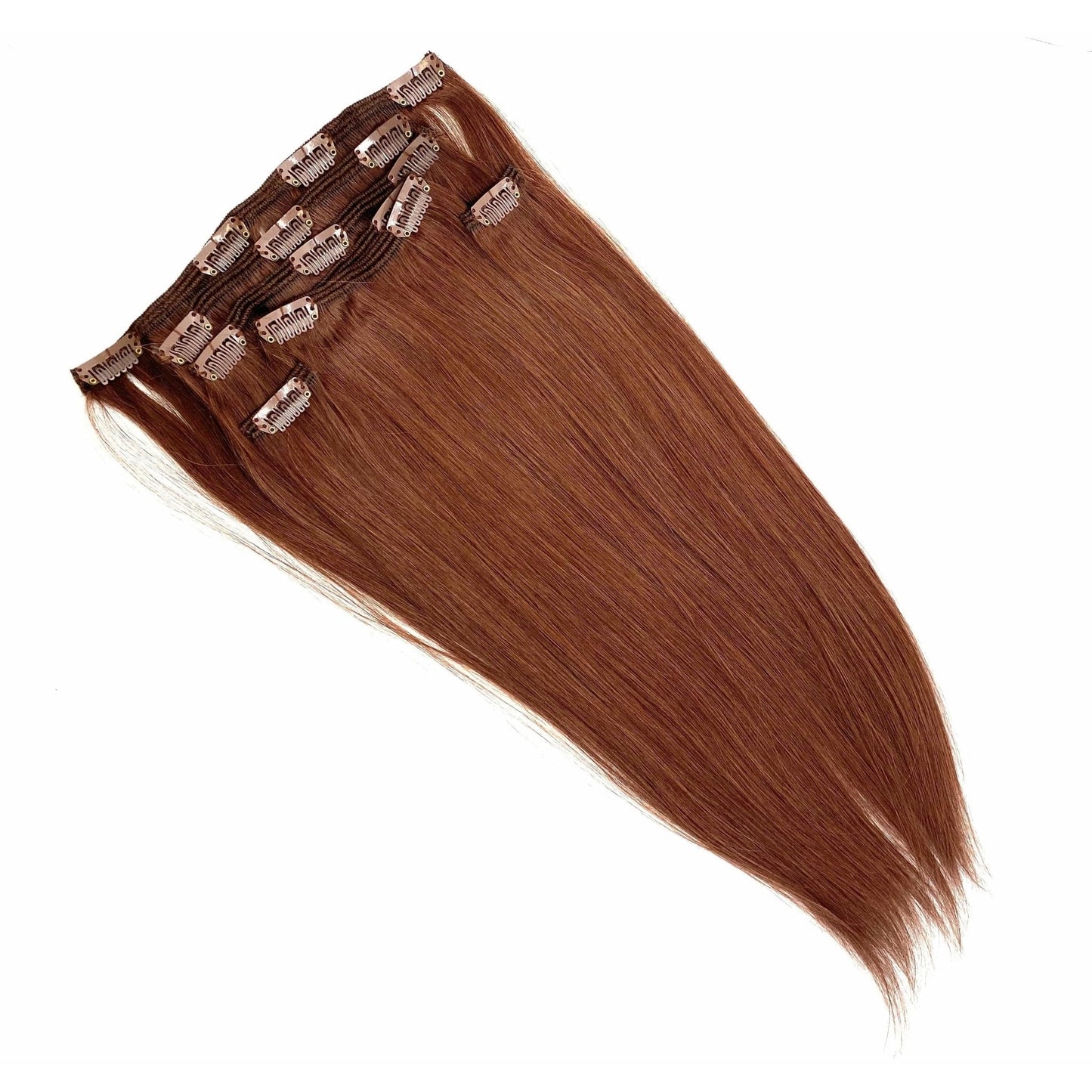 VIP Clip Extensions/ Silky Straight - 18" - ClipeX system