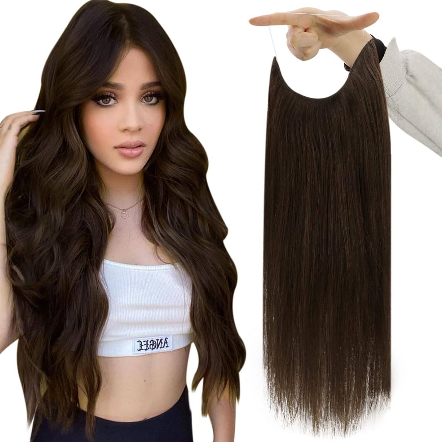 VIP BandX Halo / Silky Straight 24" with Clip