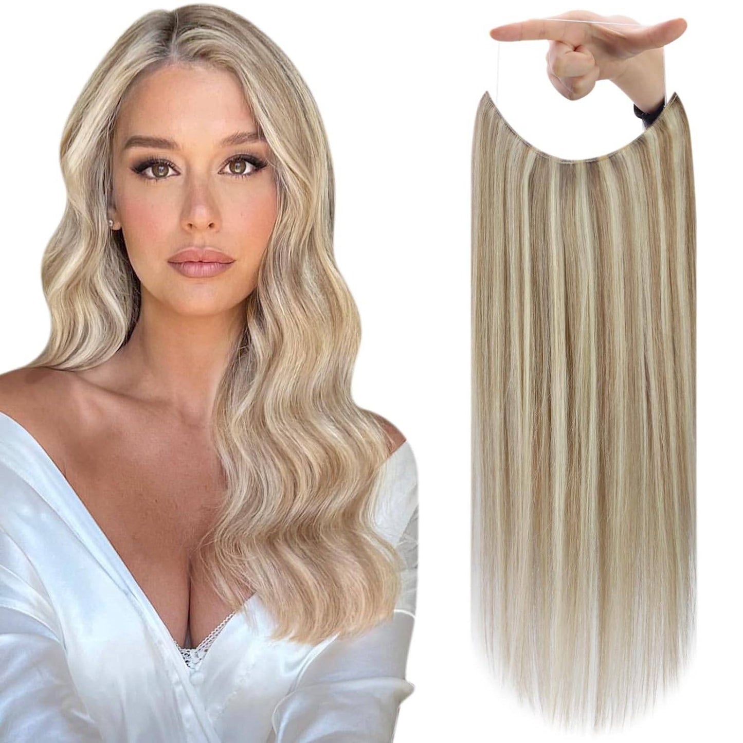 VIP BandX Halo / Silky Straight 24" with Clip
