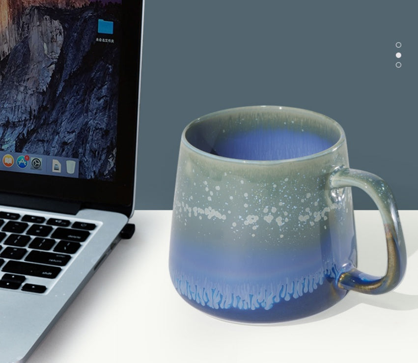 Kiln Glazed Raw Ore Ceramic Mug Creative