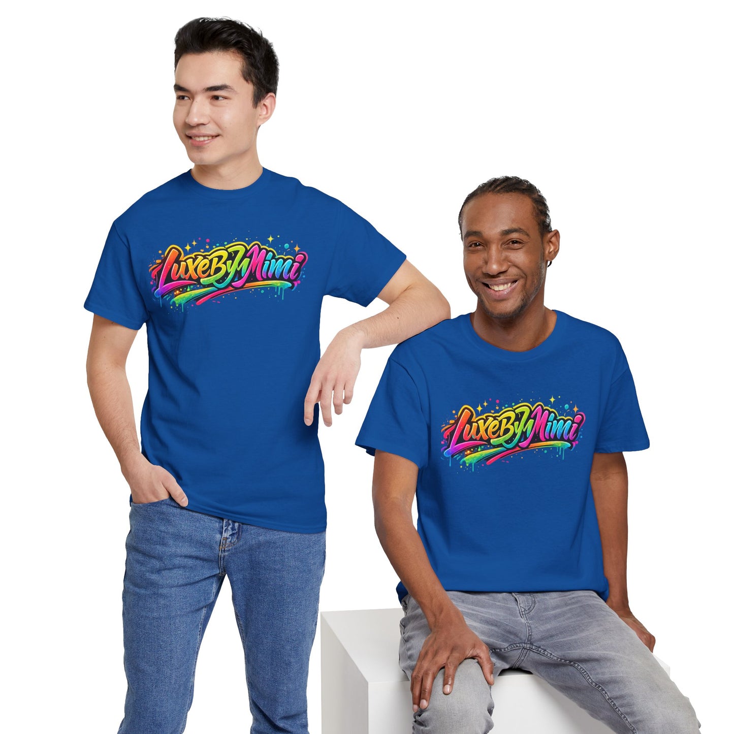 Graffiti Logo T-Shirt — 'Luxe By Mimi' Brand Colorful Streetwear Tee