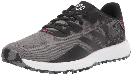 adidas Mens S2g Spikeless Golf Shoes Grey Four/Core Black/Grey Six 11.5 Wide