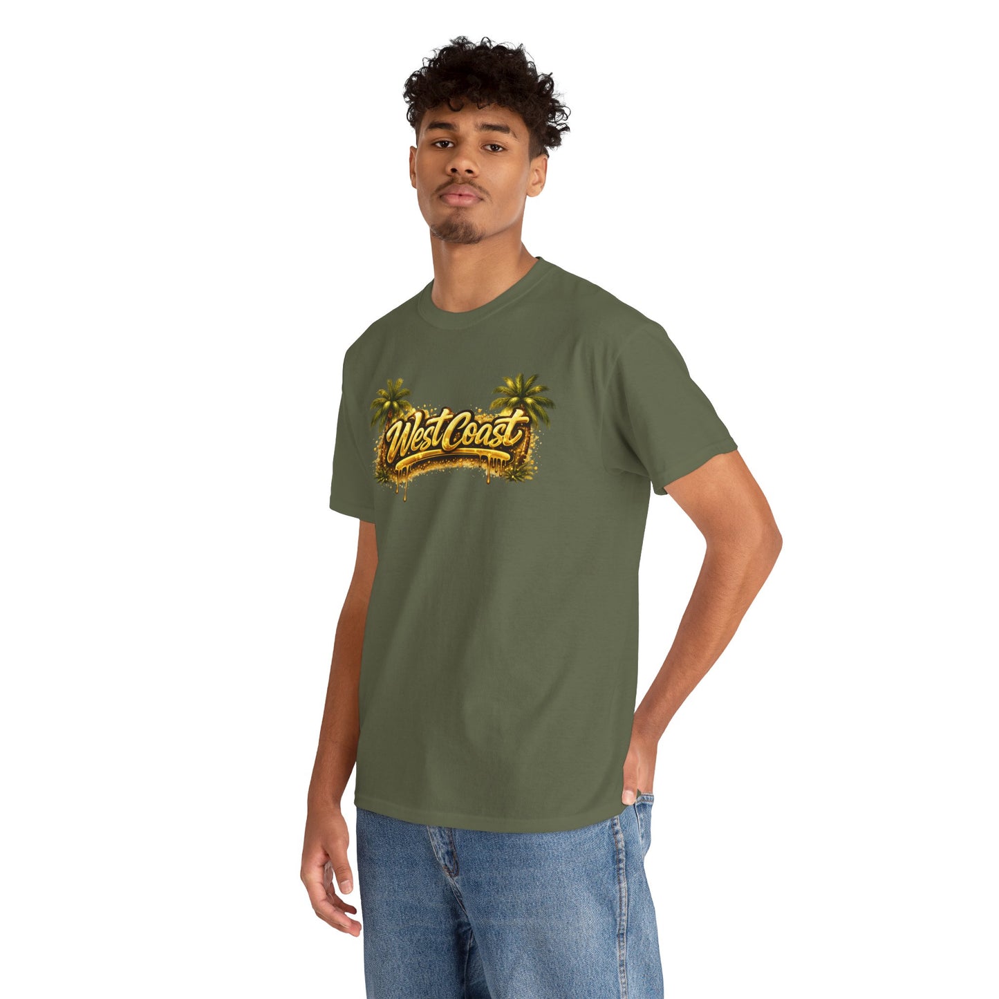 West Coast Palm Tree T-Shirt — Retro Surf Vibe Tee