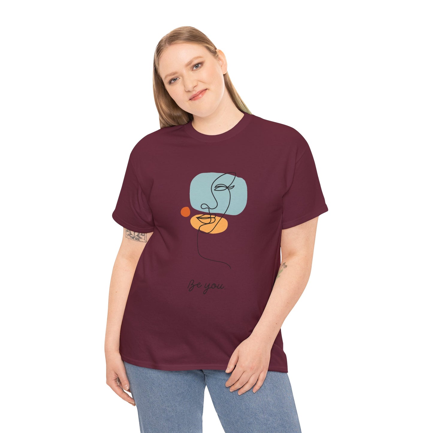 Be You Unisex Cotton Tee - Inspirational Graphic Tee for Self-Love, Gift for Friends, Casual Wear, Birthday, Everyday Comfort